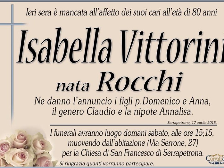 Vittorini Isabella Rocchi