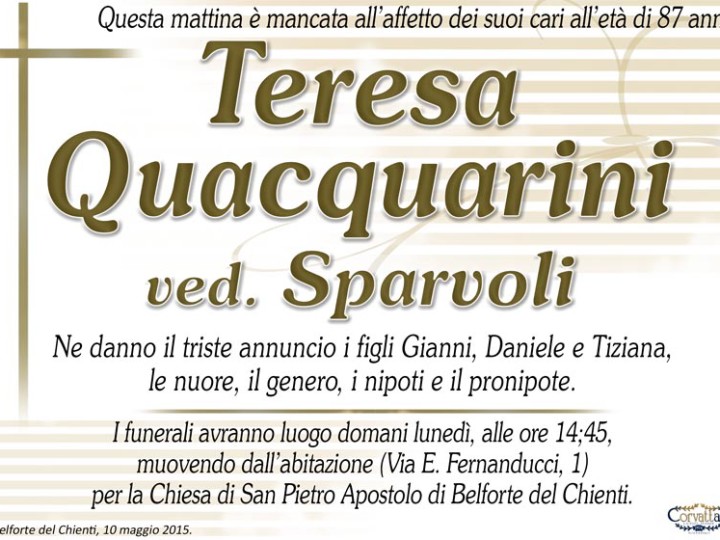 Quacquarini Teresa Sparvoli