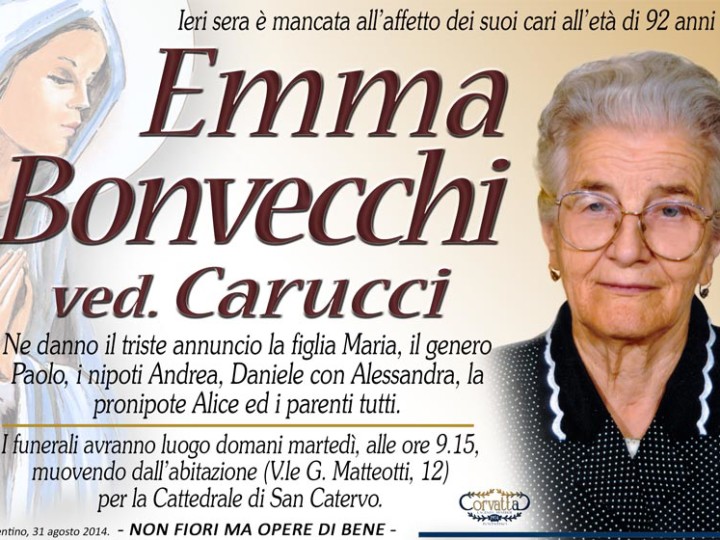 Bonvecchi Emma Carucci