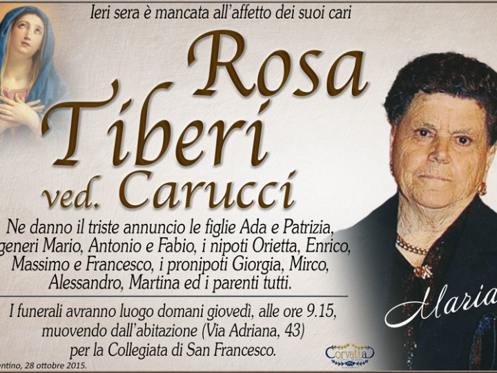 Tiberi Rosa Carucci