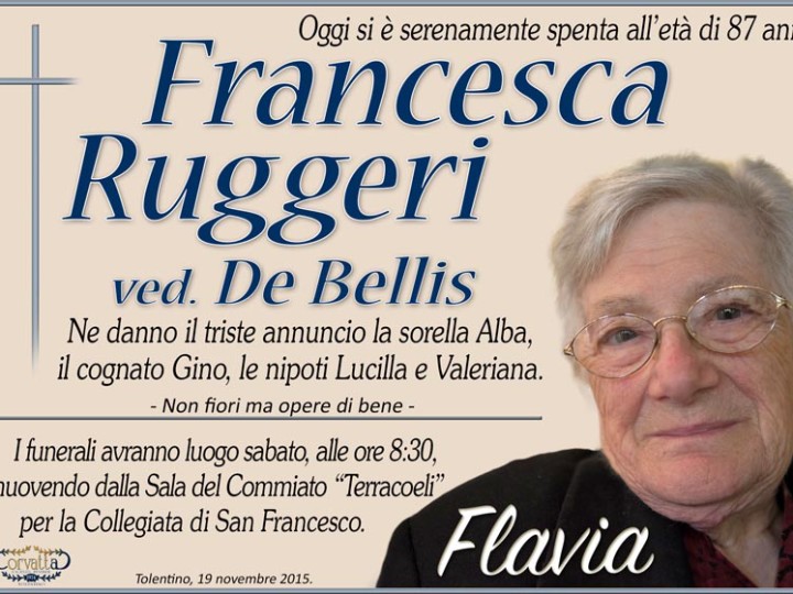 Ruggeri Francesca De Bellis