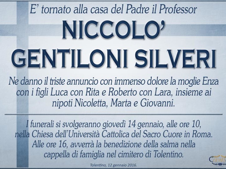 Gentiloni Silveri Niccolò