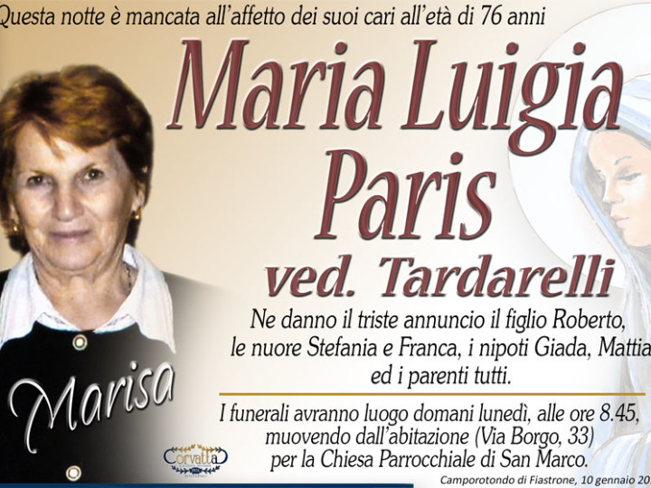 Paris Maria Luigia Tardarelli