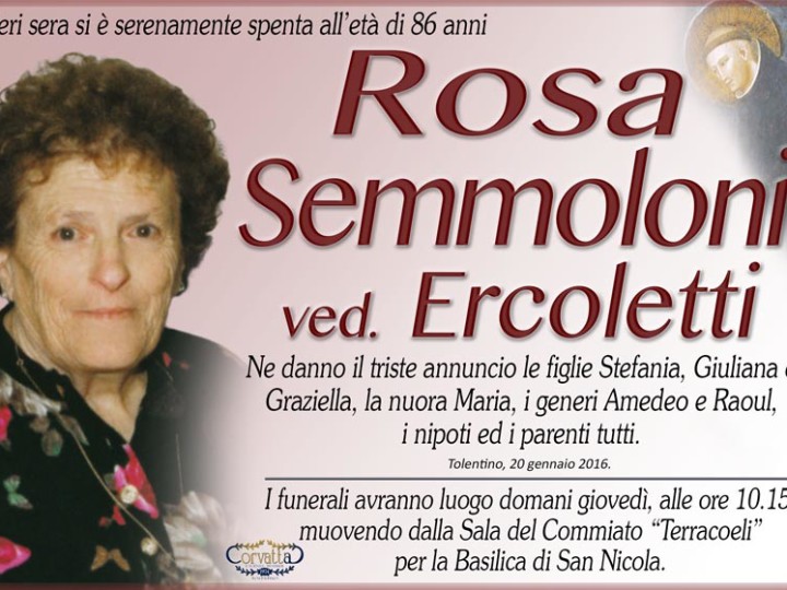 Semmoloni Rosa Ercoletti