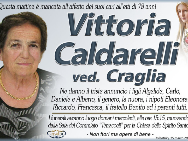 Caldarelli Vittoria Craglia