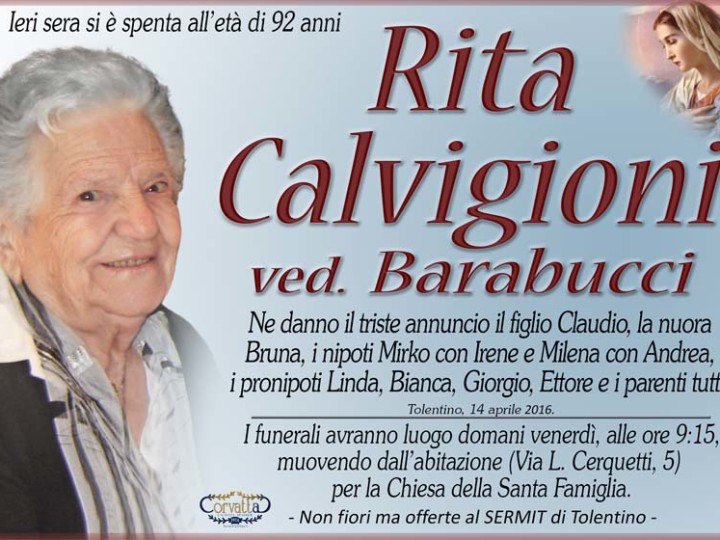 Calvigioni Rita Barabucci