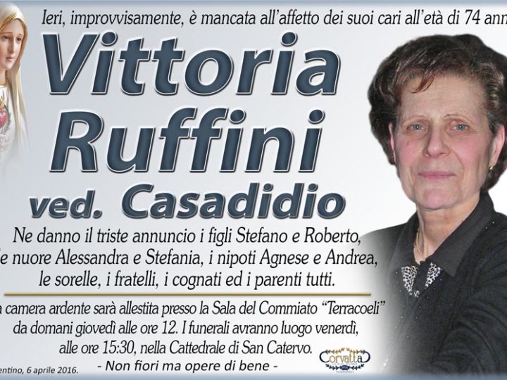 Ruffini Vittoria Casadidio