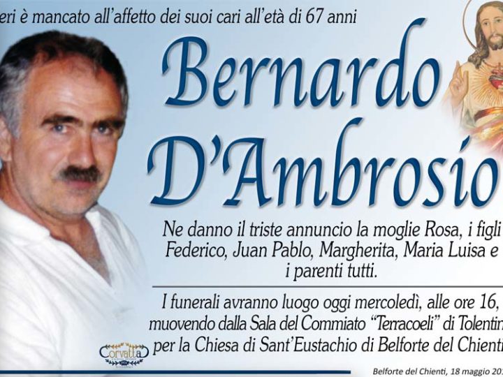 D’Ambrosio Bernardo