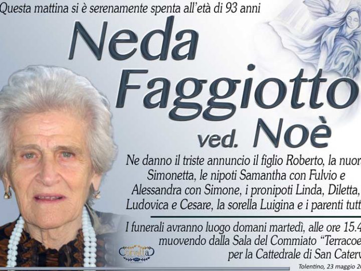 Faggiotto Neda Noè