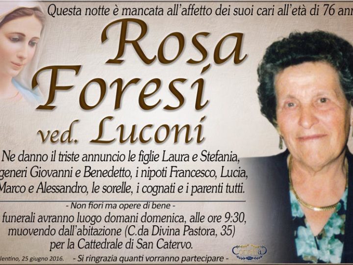 Foresi Rosa Luconi