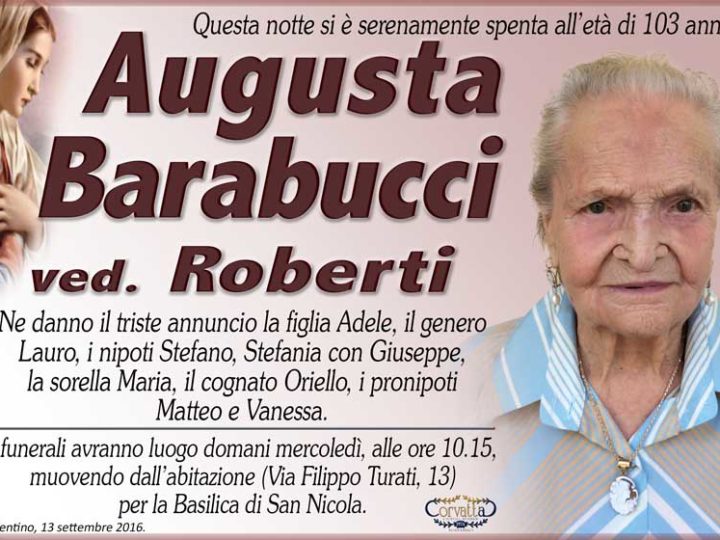 Barabucci Augusta Roberti