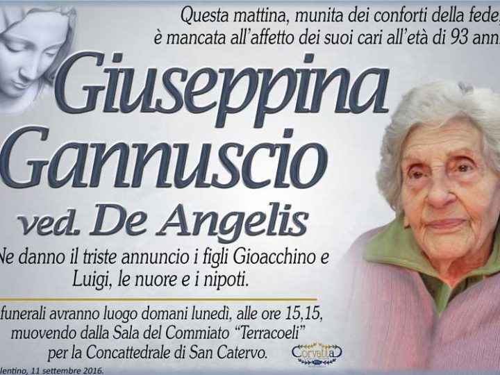 Gannuscio Giuseppina De Angelis