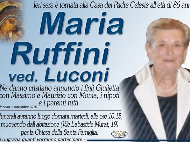 Ruffini Maria Luconi