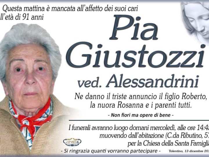 Giustozzi Pia Alessandrini
