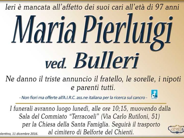 Pierluigi Maria Bulleri