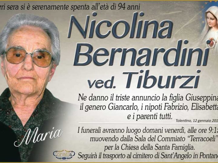 Bernardini Nicolina Tiburzi