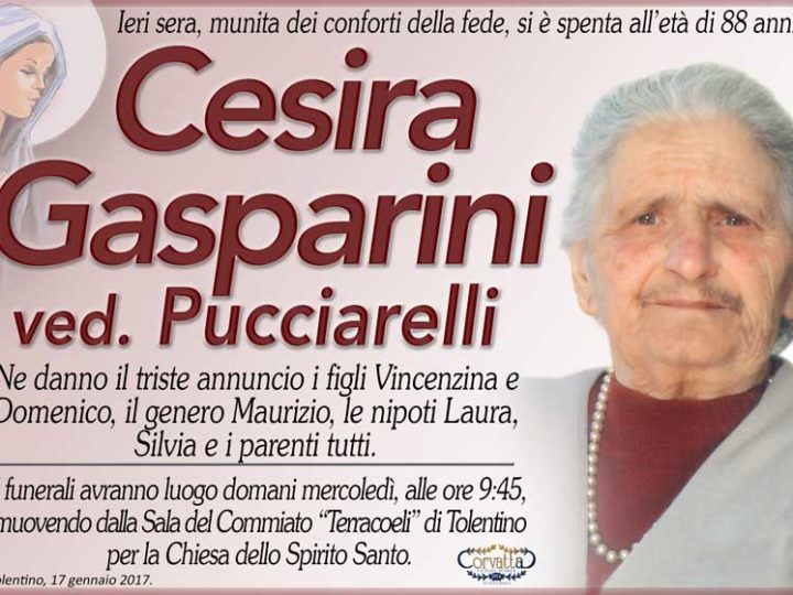 Gasparini Cesira Pucciarelli