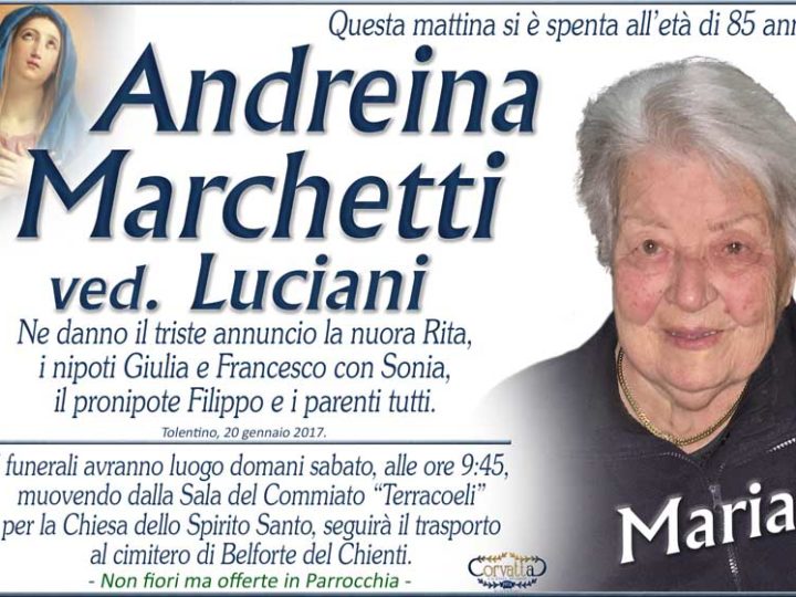 Marchetti Andreina Luciani
