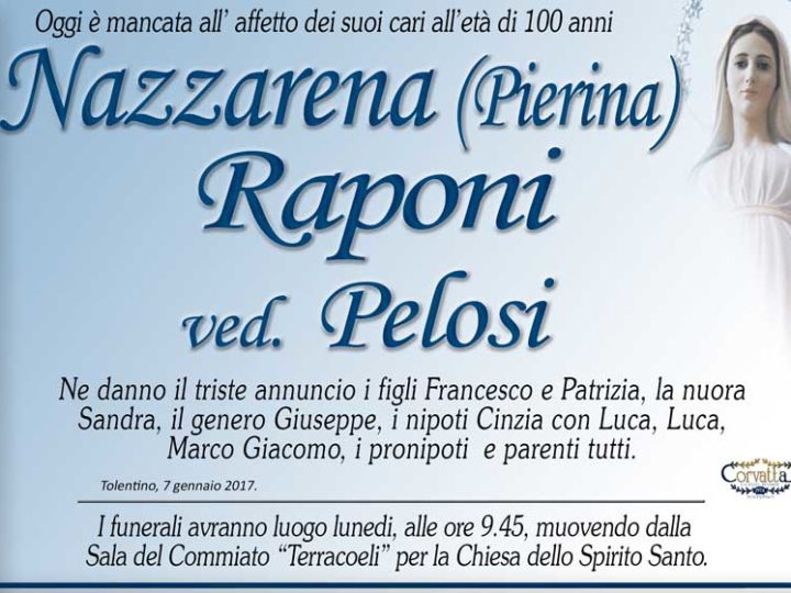 Raponi Nazzarena Pelosi