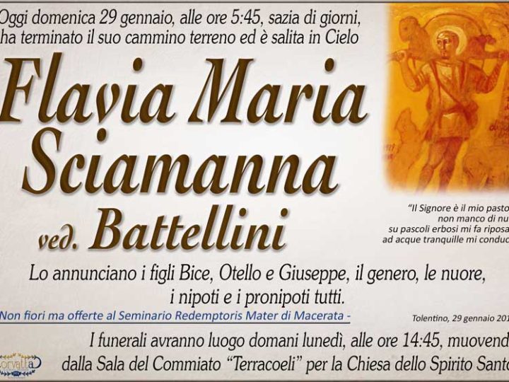 Sciamanna Flavia Maria Battellini