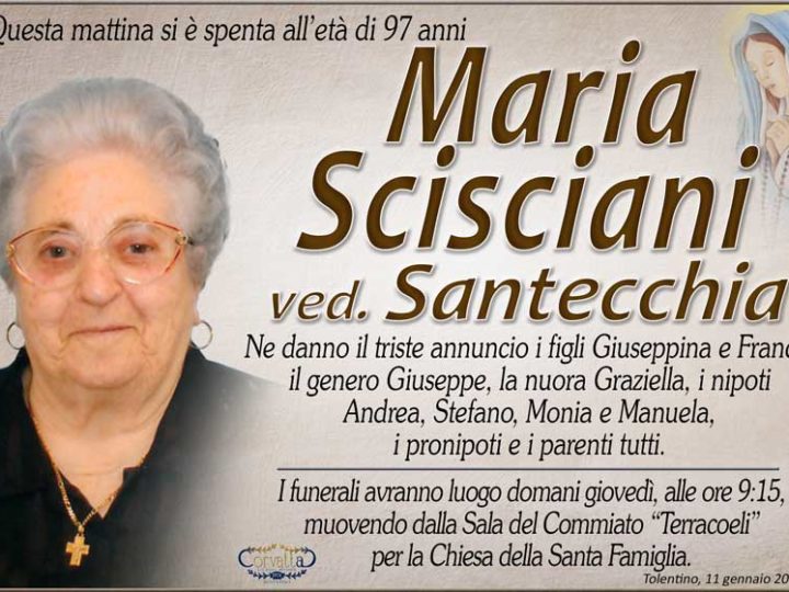 Scisciani Maria Santecchia