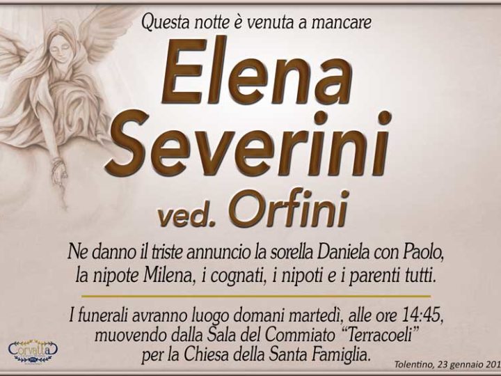 Severini Elena Orfini