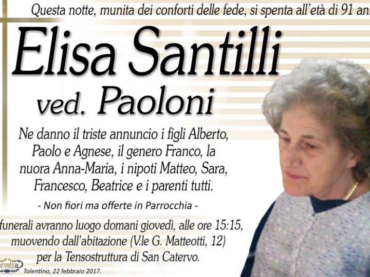 Santilli Elisa Paoloni