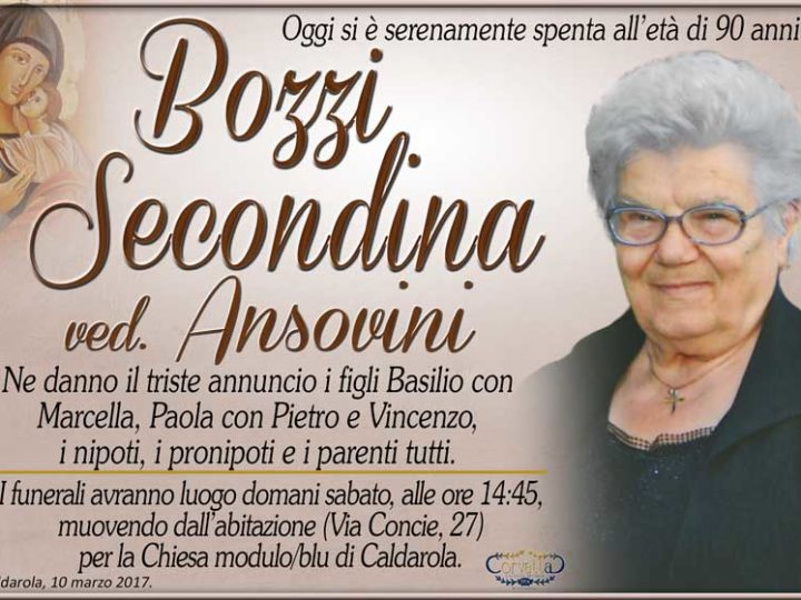 Bozzi Secondina Ansovini