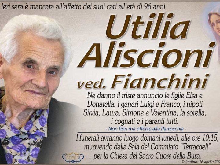 Aliscioni Utilia Fianchini