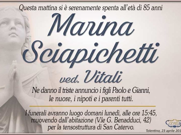 Sciapichetti Marina Vitali