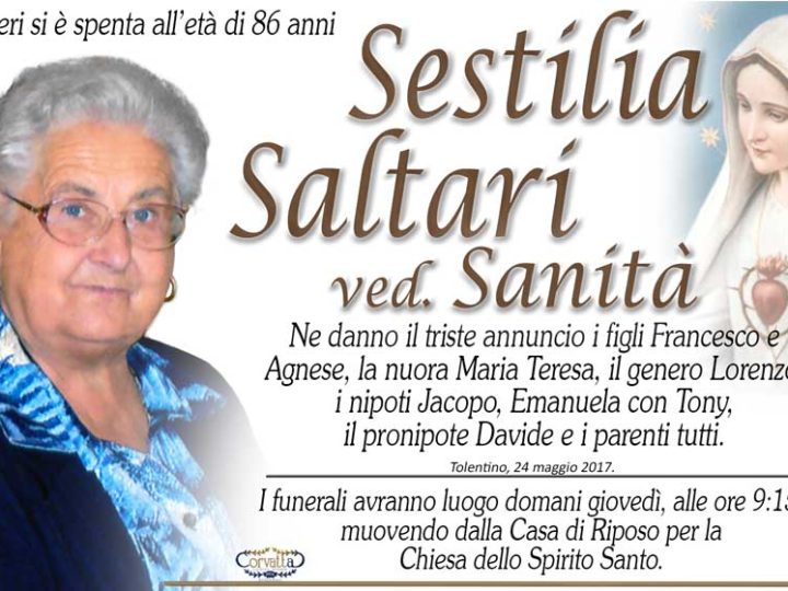 Saltari Sestilia Sanità