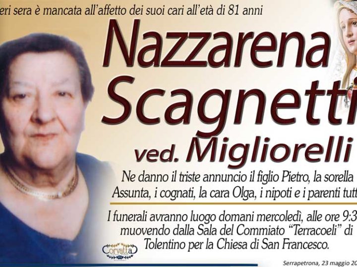 Scagnetti Nazzarena Migliorelli