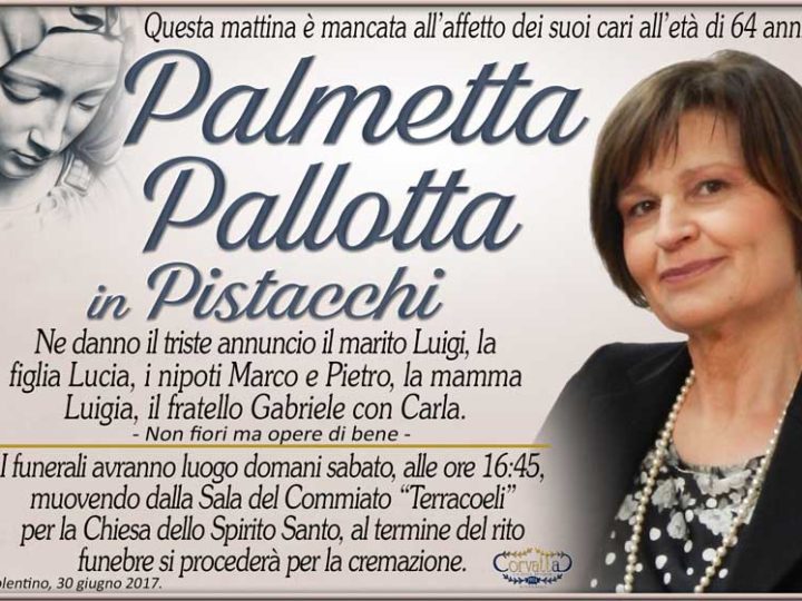 Pallotta Palmetta Pistacchi