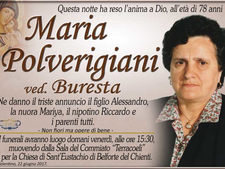 Polverigiani Maria Buresta