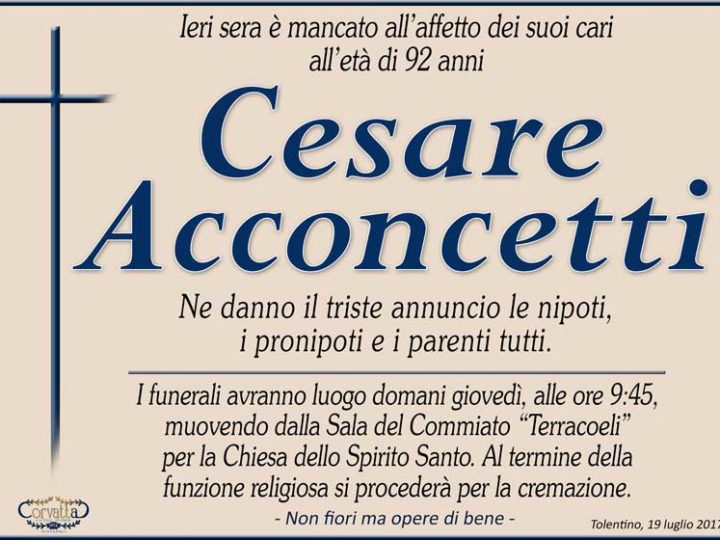 Acconcetti Cesare