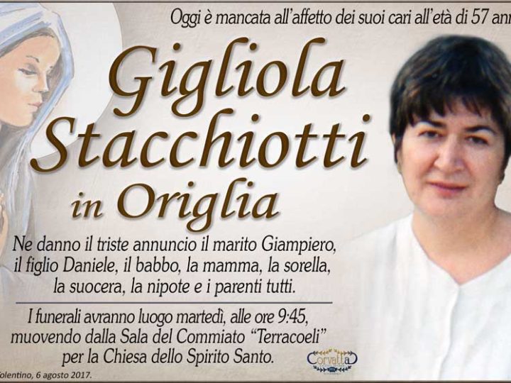 Stacchiotti Gigliola Origlia