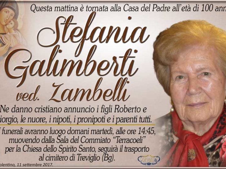 Galimberti Stefania Zambelli