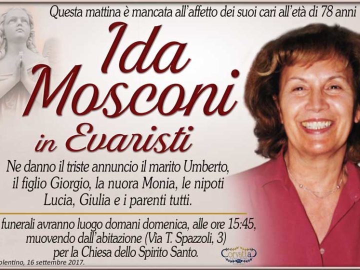 Mosconi Ida Evaristi