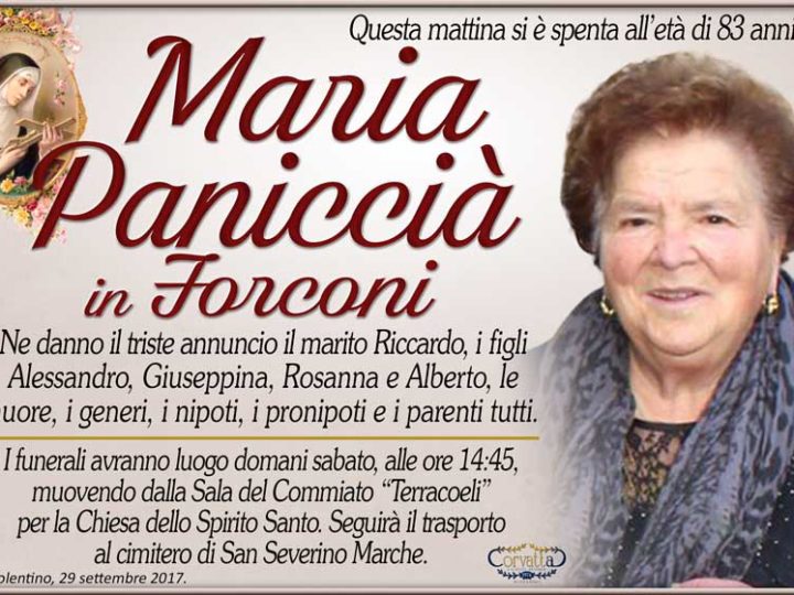 Paniccià Maria Forconi