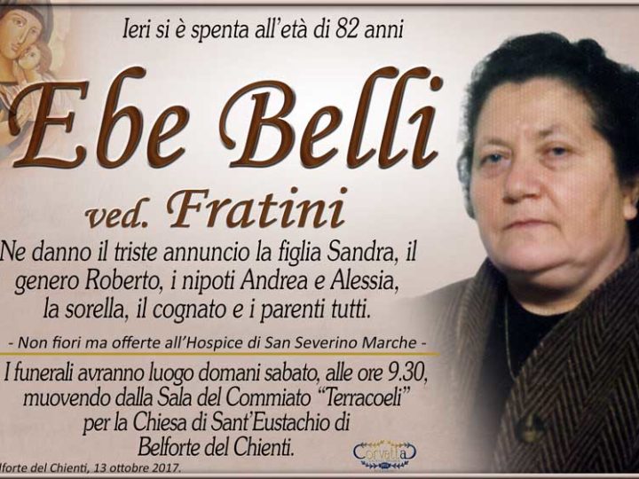 Belli Ebe Fratini