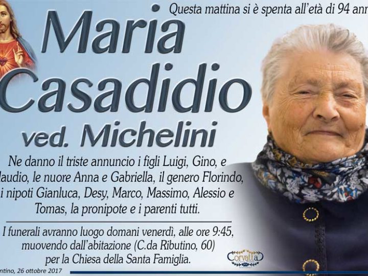 Casadidio Maria Michelini