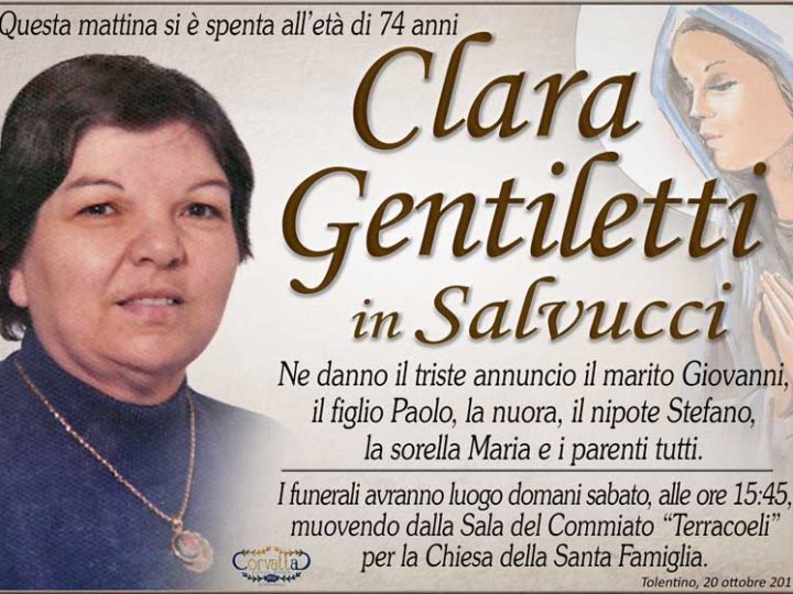 Gentiletti Clara Salvucci