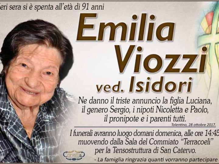 Viozzi Emilia Isidori