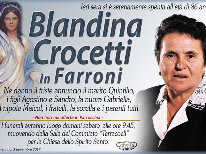 Crocetti Blandina Farroni