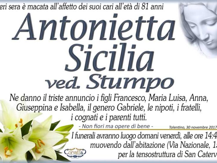 Sicilia Antonietta Stumpo