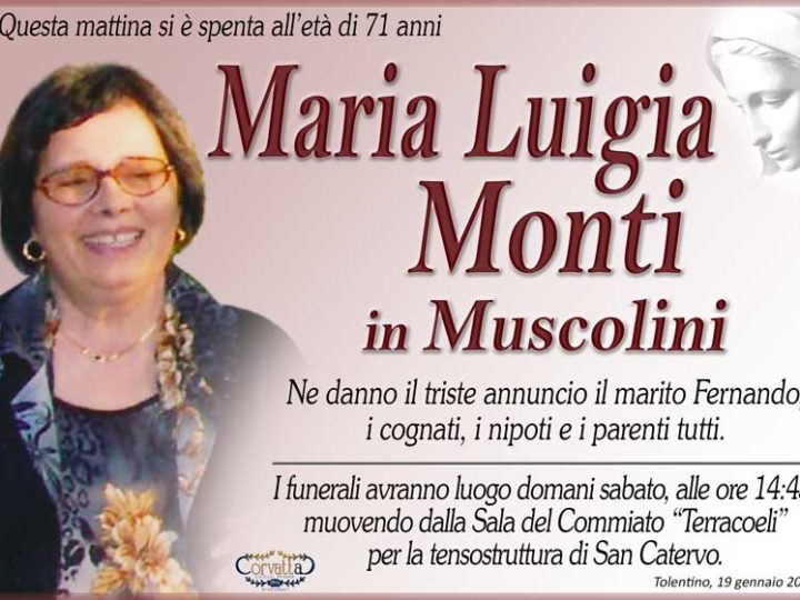 Monti Maria Luisa Muscolini