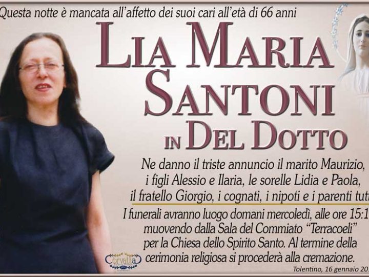 Santoni Lia Maria Del Dotto