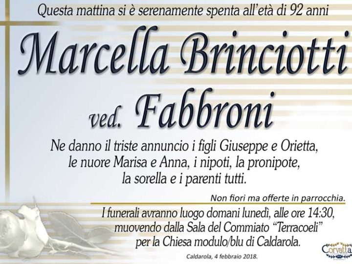 Brinciotti Marcella Fabbroni