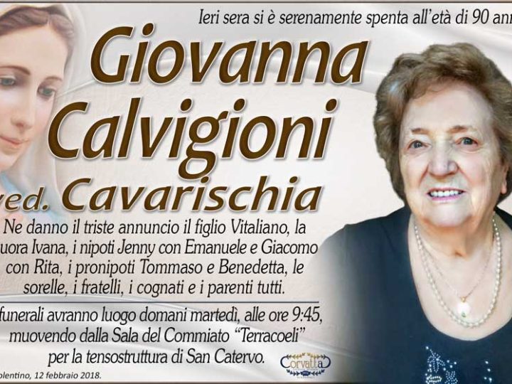 Calvigioni Giovanna Cavarischia