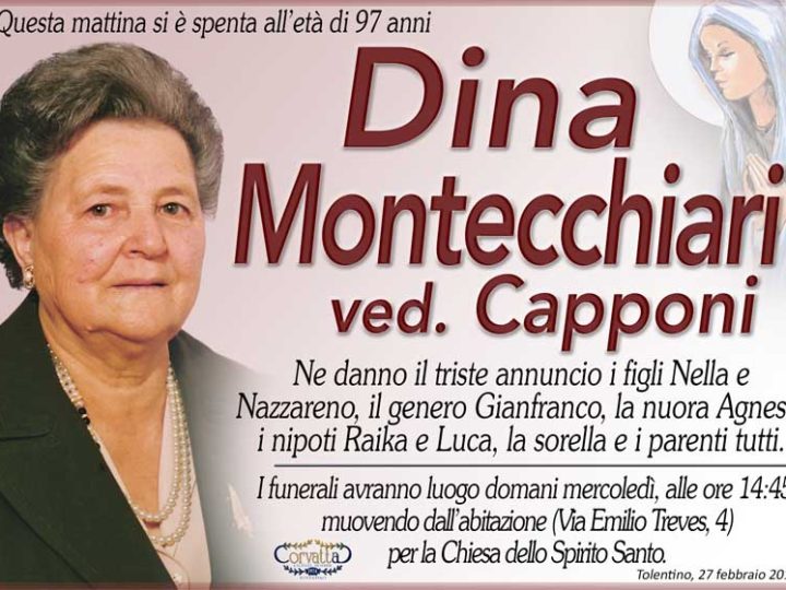 Montecchiari Dina Capponi